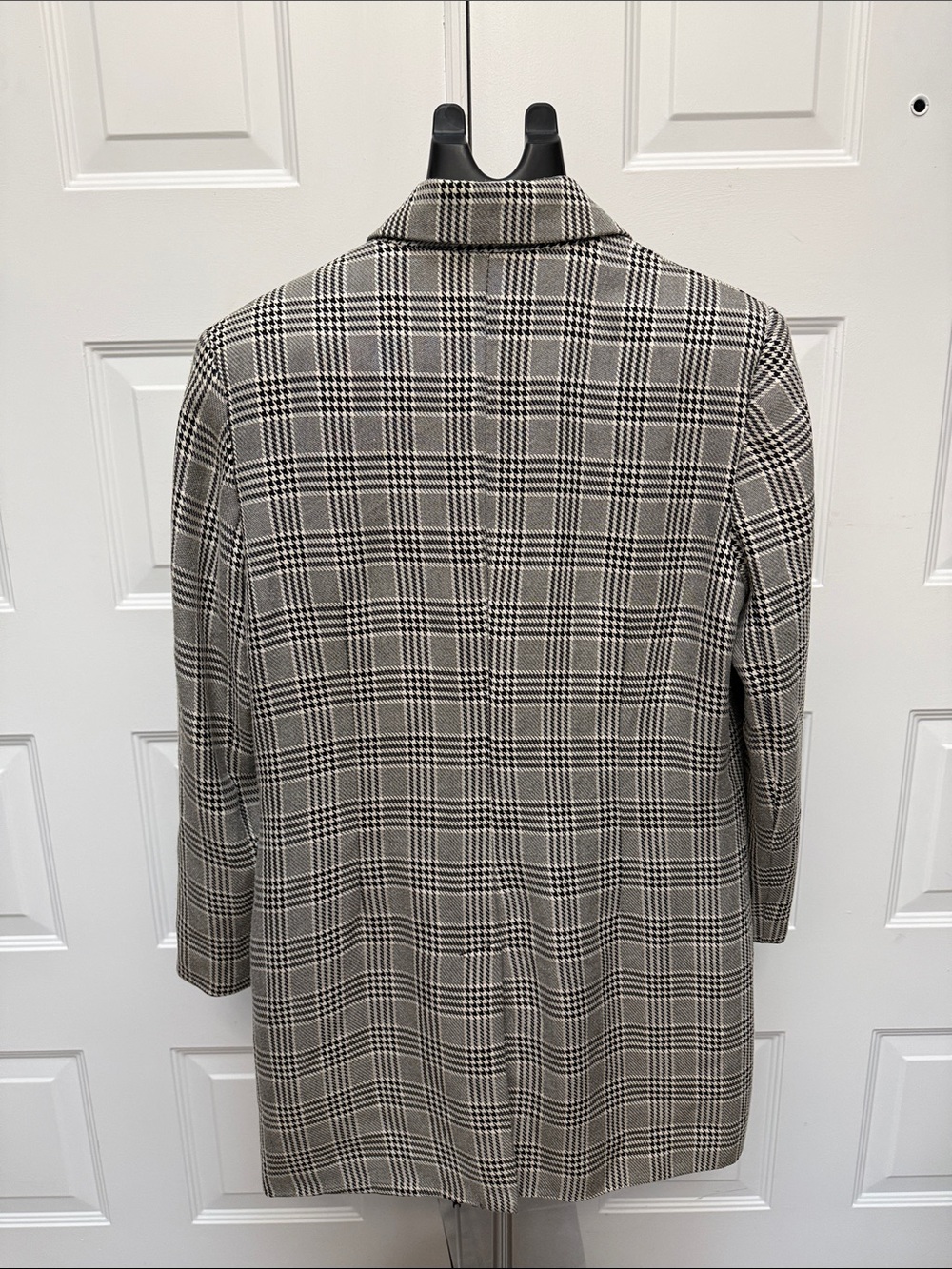Worthington Black and White Glen Plaid Single-Breasted Blazer - Picture 2 of 5
